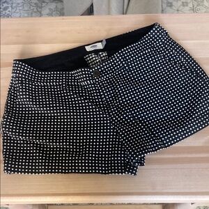 Old Navy Black and White Polka Dot Women Shorts